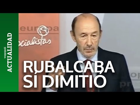 El vídeo de Rubalcaba tras las europeas del 14 que se convierte ahora en un 'palo' a Pedro Sánchez