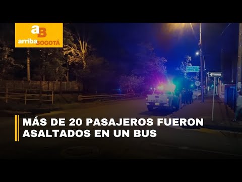 Balacera tras robo en un bus del SITP en Usaquén deja un capturado y un prófugo | CityTv