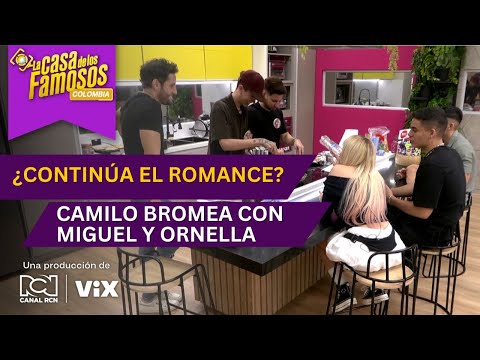 Camilo insiste en hacer bromas sobre el romance de Onrella y Miguel | La casa de los famosos