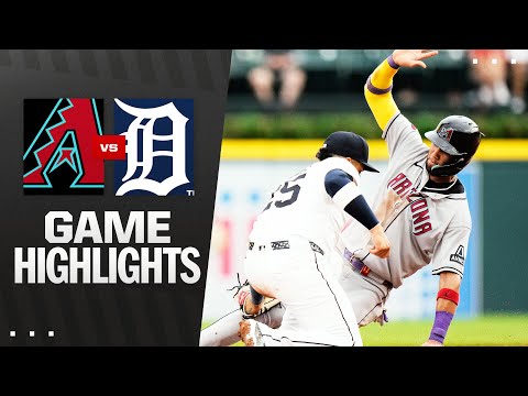 D-backs vs. Tigers Game Highlights (7/28/25) | MLB Highlights