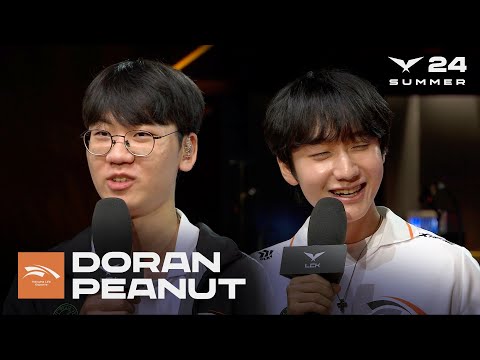 Doran, Peanut 인터뷰 | NS vs. HLE | 08.02 | 2024 LCK 서머 스플릿