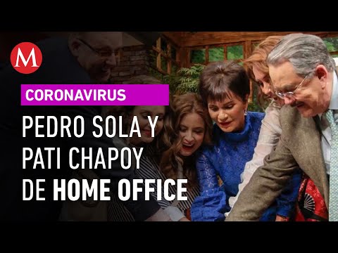 Pedro Sola y Pati Chapoy hacen home office en vivo para 'Ventaneando'