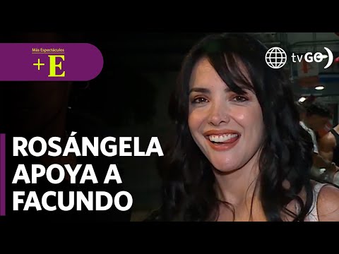 Rosángela Espinoza apoya a Facundo González | Más Espectáculos (HOY)