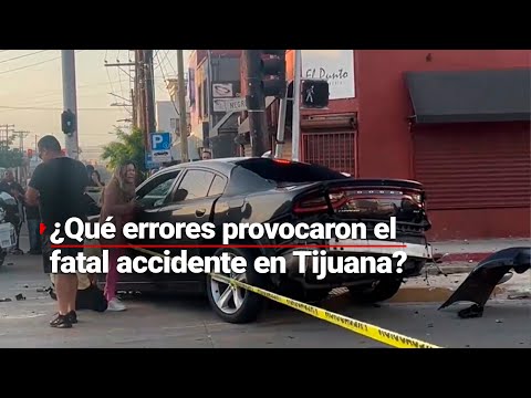 Trágico accidente en Tijuana: Dos muert0s en choque fatal | ¿Qué pasó?