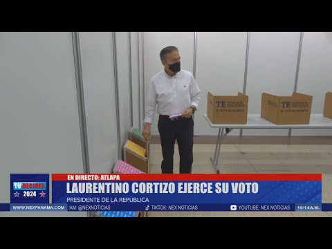 Laurentino Cortizo luego de ejercer su voto en la elecciones generales 2024 | Tú decides