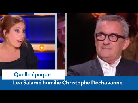 Quelle Époque : Christophe Dechavanne rembarré par Léa Salamé : “Vous vous taisez »