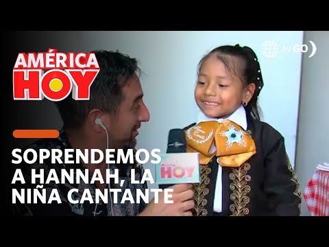América Hoy: Talentosa niña Hannah de 6 años canta para ayudar a su familia (HOY)