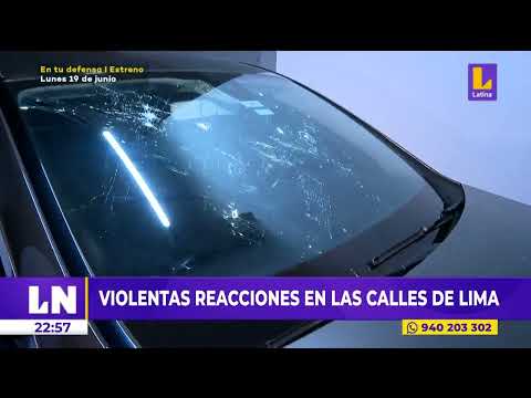 Violentas reacciones en calles de Lima: Vivimos en una sociedad dañada, según especialista