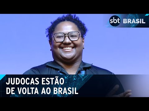 Judocas retornam ao Brasil após participação histórica na Olimpíada de Paris | SBT Brasil (07/08/24)