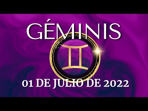 ? ?  ? ?? ? GÉMINIS 01 DE JULIO 2022|Horóscopo de hoy|Tarot