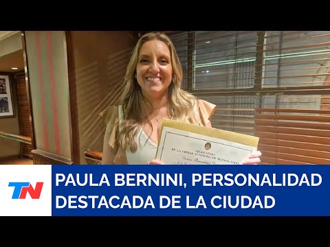 La Legislatura declaró a la periodista de TN Paula Bernini personalidad destacada
