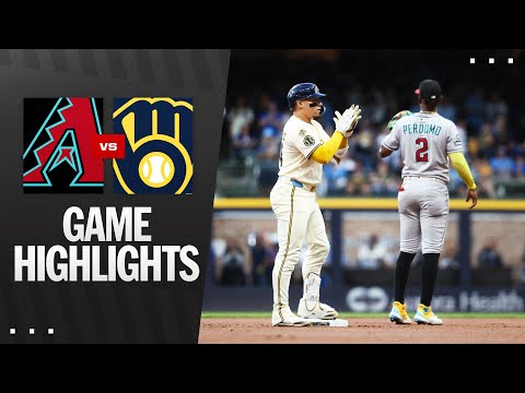 D-backs vs. Brewers Game Highlights (8/26/25) | MLB Highlights