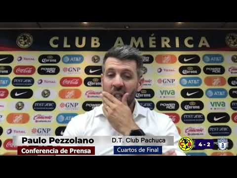 ? Paulo Pezzolano ? América  4 - 2  Pachuca ? Guardianes 2021 ? Conferencia de Prensa Cuartos de Fi