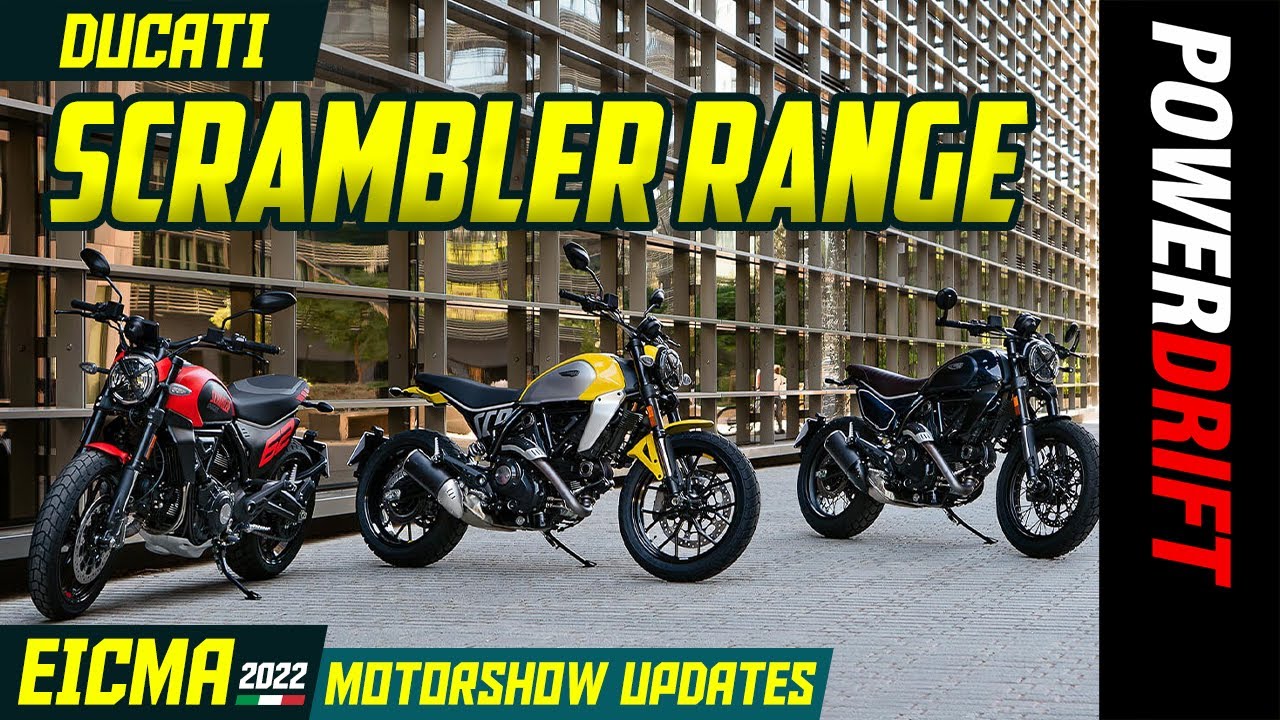 Ducati Scrambler - Improved, Colourful, Loaded with Tech | EICMA 2022 | PowerDrift