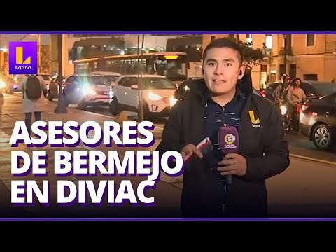 Asesores del congresista Guillermo Bermejo que fueron detenidos, son trasladados a Diviac