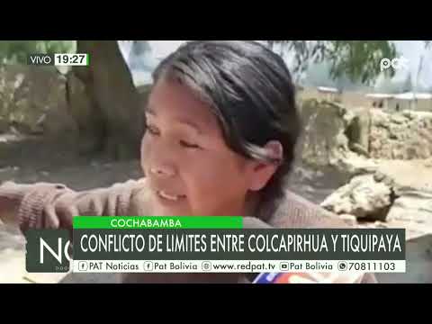 Conflictos por limites en municipios de Cochabamba