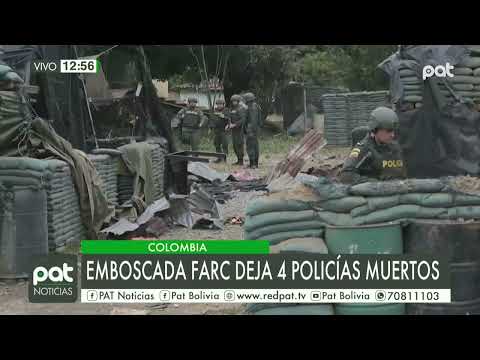 Internacional: Emboscada de las FARC deja 4 policías muertos