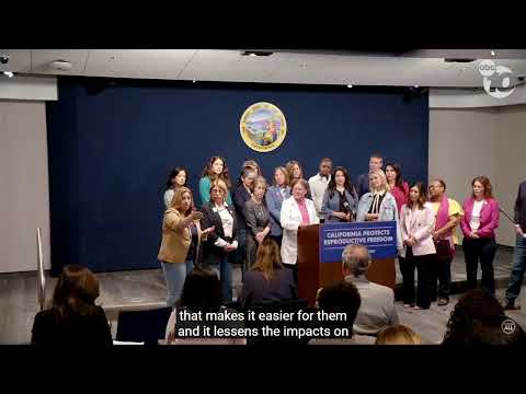 WATCH LIVE: Gov. Newsom announces reproductive rights legislation that would help Arizonans