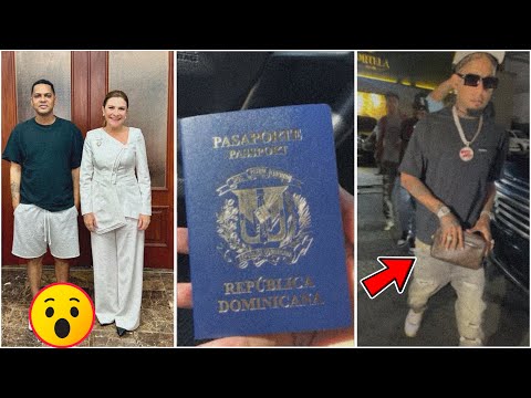 Alofoke Llega al Consulado a Buscar La Visa Para Rochy RD Para Llevarlo En Su Programa