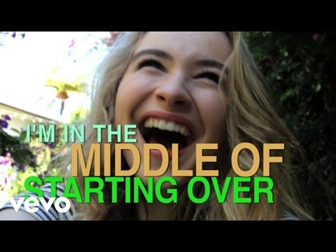 Sabrina Carpenter - The Middle of Starting Over (Official Lyric Video)