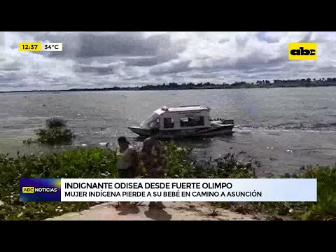 Mujer indígena pierde a su bebé en camino a Asunción