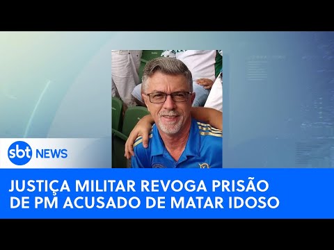 Prisão de PM acusado de matar idoso em SP é revogada pela Justiça Militar | #SBTNewsnaTV (04/05/24)