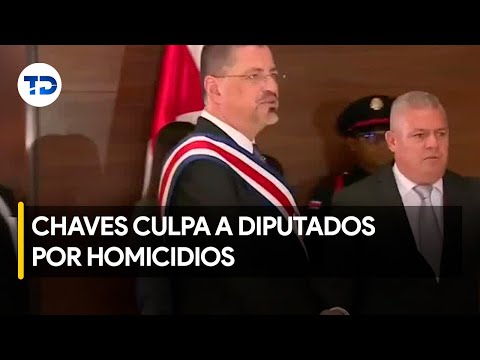 Rodrigo Chaves culpa a diputados por muertes en Limón