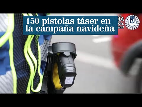 La Policía usará 150 pistolas táser en la campaña navideña para vigilar la seguridad de Madrid