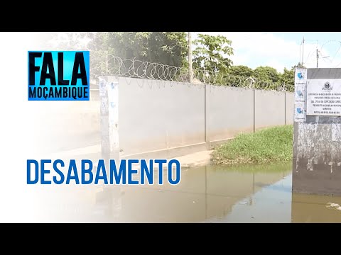 Desabamento do portão da bacia de retenção das águas periga a vida dos residentes em Maxaquene