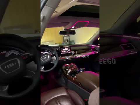 Your Audi A8L Deserves More Than Stock Lights — Watch Us Install 25 Ambient Lights with 256 Colors!