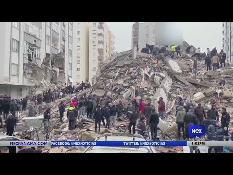 Terremoto de 7,8 sacude el sureste de Turquía