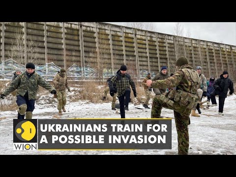 Ukrainians train for a possible invasion by Russia amid conflict | World Latest English News | WION