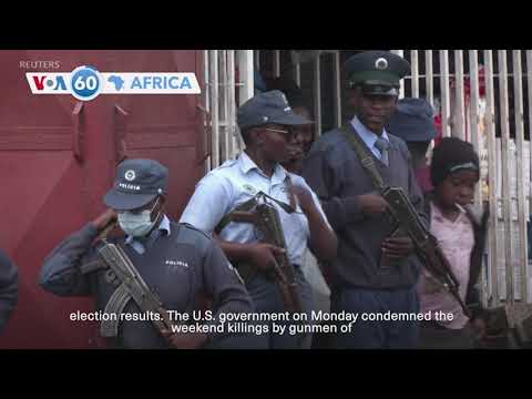 VOA60 Africa - US urges probe into killings of two Mozambique opposition figures