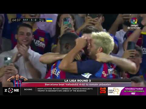 La Liga Round 3 Update: Barcelona beat Valladolid, Benzema scores twice as RM beat Espanyol