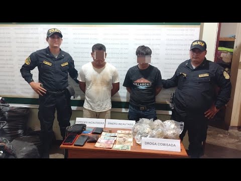 Desarticulan banda criminal Los malditos de Yurimaguas con más de 5kg de Pbc