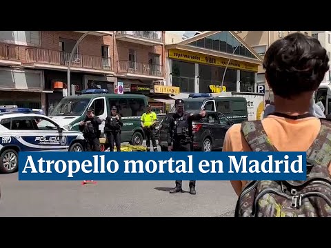 Dos personas mueren atropelladas en el Paseo de Extremadura de Madrid por unos ladrones que huían