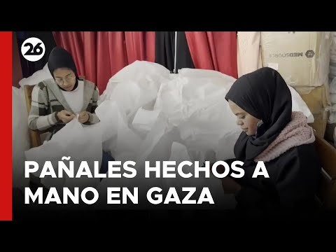MEDIO ORIENTE | Pañales hechos a mano en Gaza