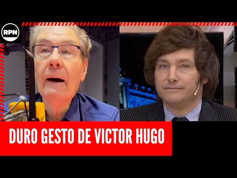 El durísimo gesto de Víctor Hugo Morales tras enterarse de la victoria de Javier Milei