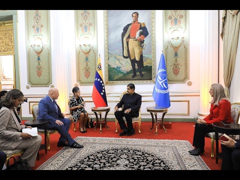 Maduro se reúne con Fiscal de la Corte Penal Internacional, Karim Khan, 22 de abril de 2024
