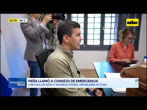 Santiago Peña llamó a Consejo de Emergencia