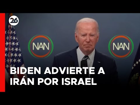 Biden advierte a Irán que no ataque a Israel