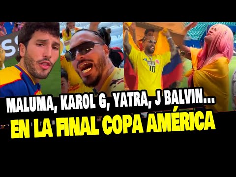 COPA AMÉRICA 2024: MALUMA, KAROL G, J BALVIN, YATRA LLEGAN A LA FINAL