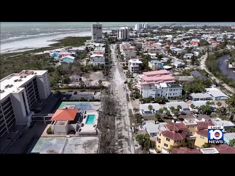 Siesta Key residents cleaning up after Milton, grateful storm wasn't worse