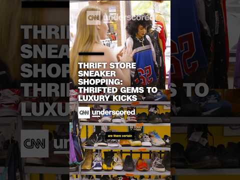 Underscored Explores: Sneaker Culture —thrift store sneaker shopping