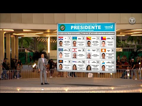 Voto 24: Boleta de votación para Presidente de la República