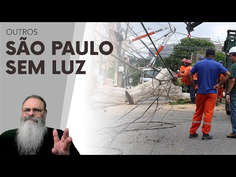 TEMPESTADE deixa PARTES de SÃO PAULO sem LUZ por DIAS: DE QUEM é a CULPA? BOULOS ou NUNES? ou ENEL?