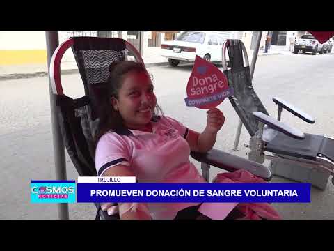 Trujillo: Promueven donación de sangre voluntaria
