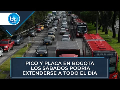 Pico y placa en Bogotá los sábados podría extenderse a todo el día