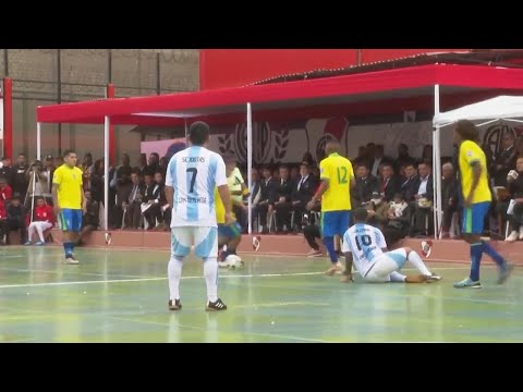 Peruvian prisoners are playing their own version of the Copa America