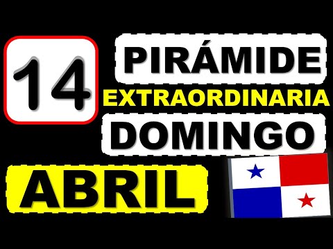 Pirámide de la Suerte Lotería Extraordinaria del Domingo 14 de Abril 2024 Decenas de Suerte Para Hoy